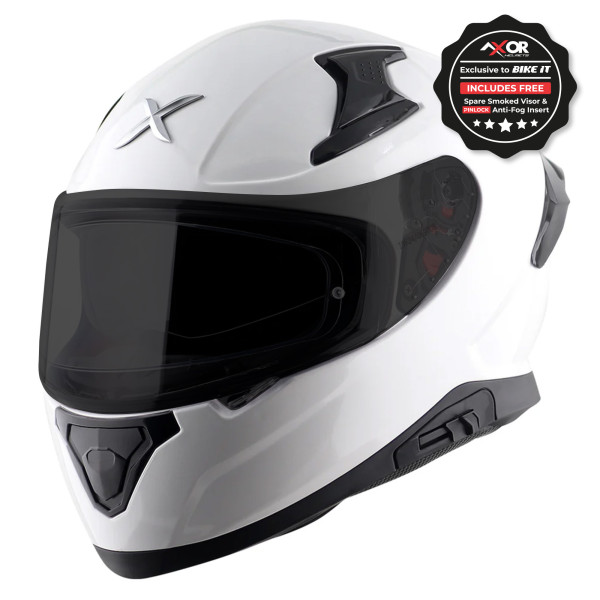 Axor Axor apex full face helmet - gloss white - medium